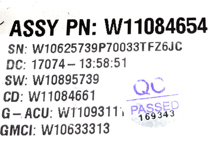 OEM Replacement for Kenmore Washer Control  W11084654    ~ ~