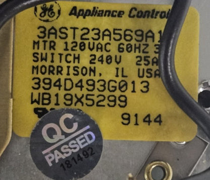 OEM Replacement for GE Oven Clock 394D493G013 WB19X5299
