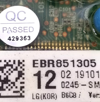 OEM Replacement for LG Dryer Electronic Control EBR85130512