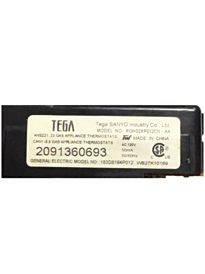 OEM Replacement for GE Range Control 183D8194P012