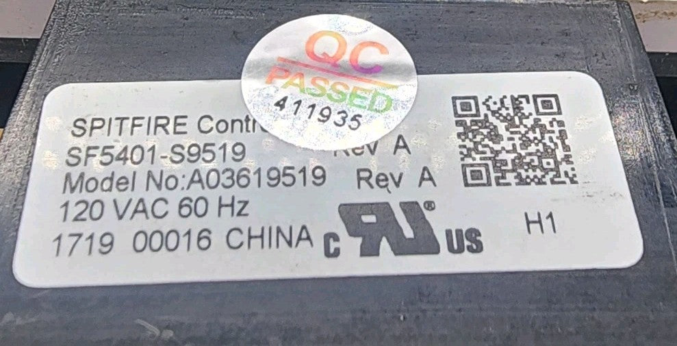 OEM Replacement for Frigidaire Oven Control  A03619519