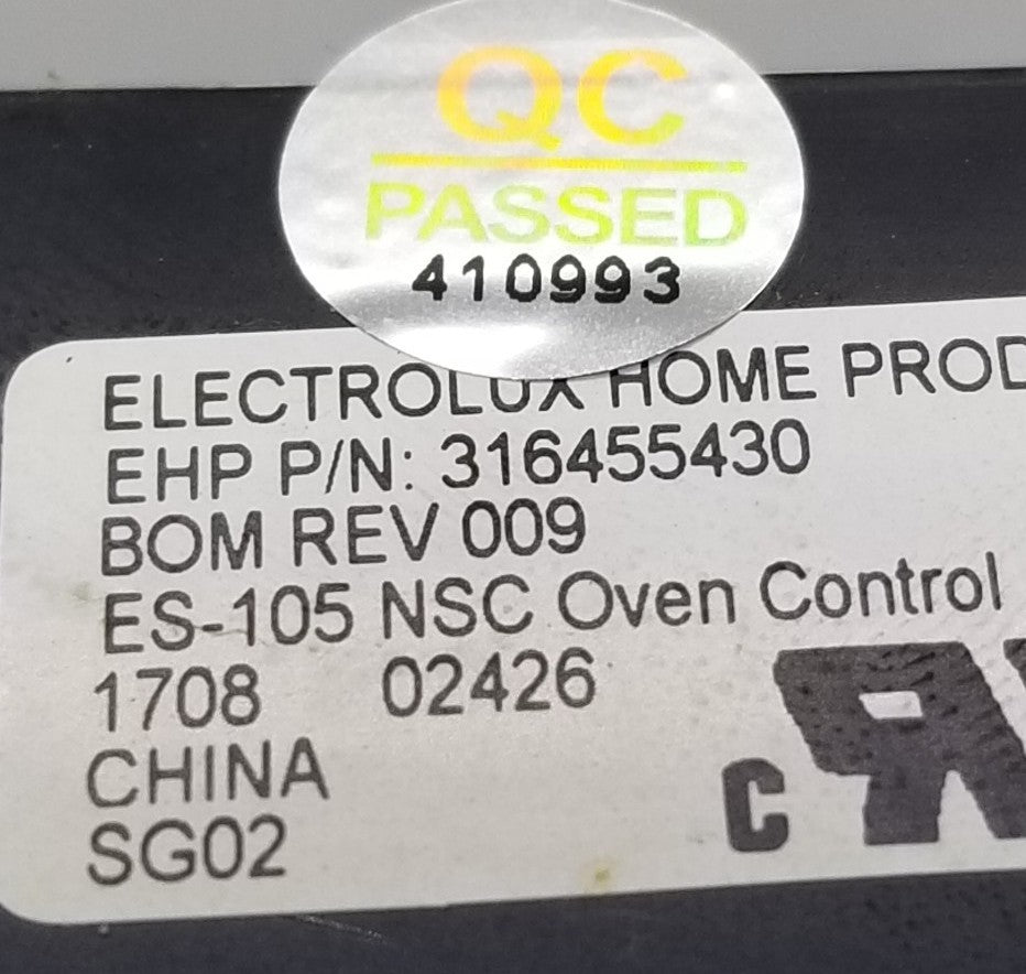 OEM Replacement for Frigidaire Oven Control 316455430