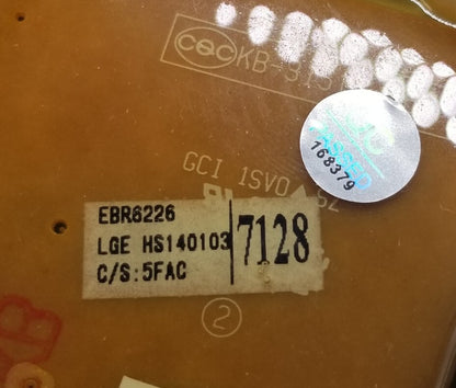 OEM Replacement for LG Washer Display Control EBR62267128