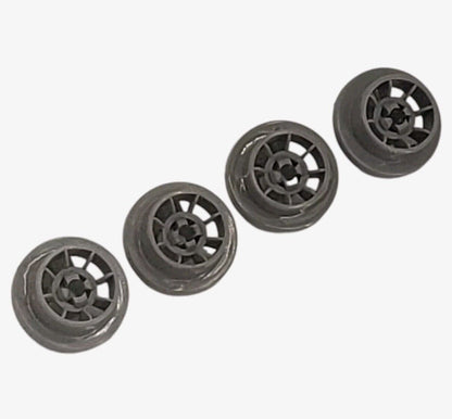 New OEM Replacement for Midea Dishwasher Lower Wheel Set of 4 12176000025298