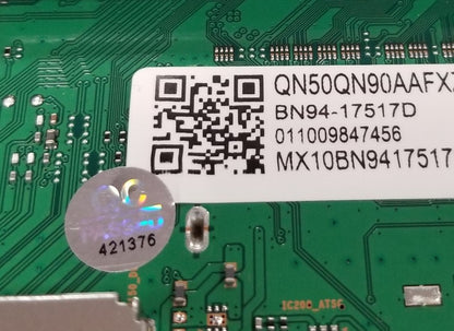 New OEM Replacement for Samsung TV Main PCB BN94-17517D 1- Year
