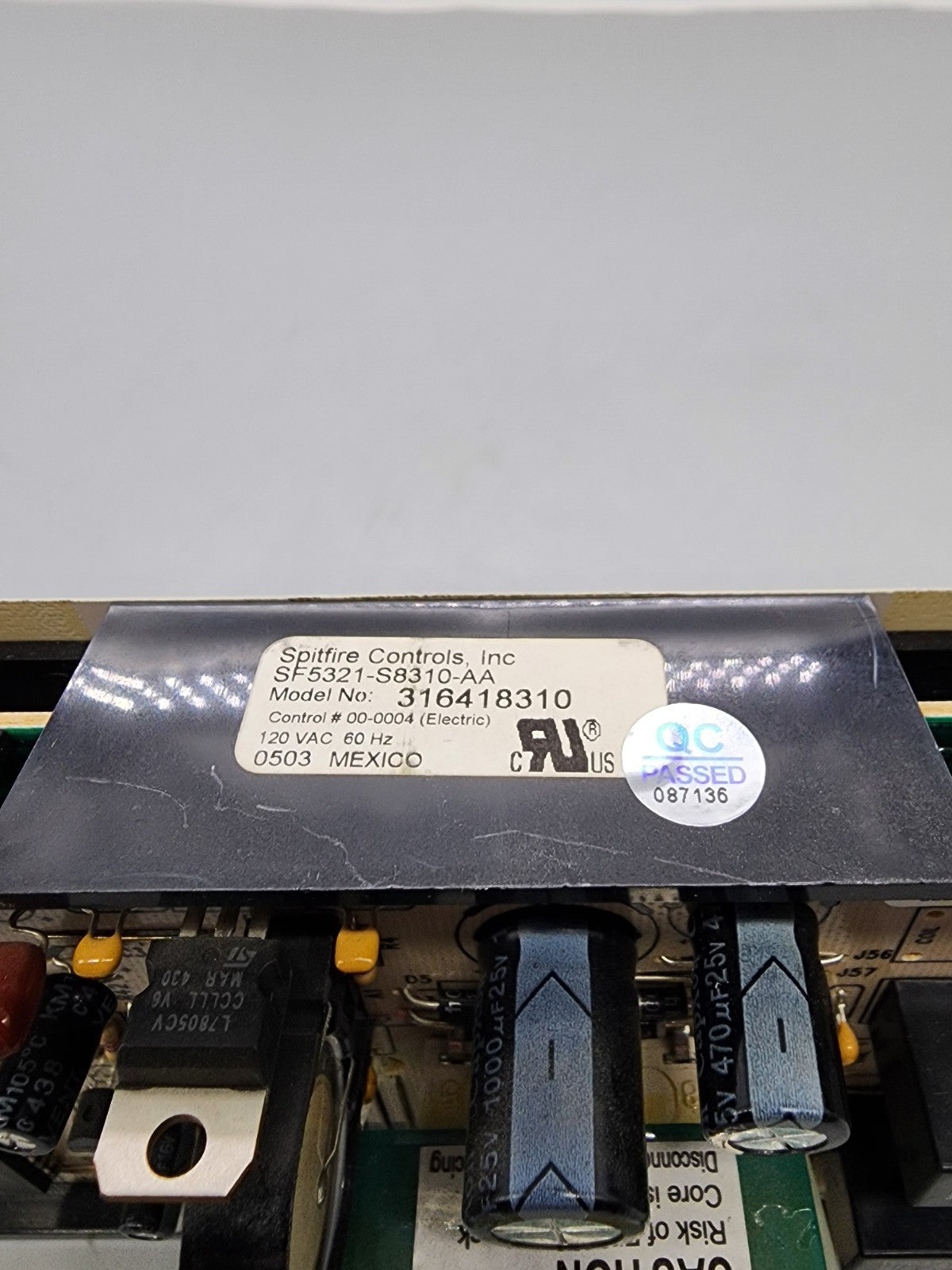 OEM Replacement for Frigidaire Range Control 316418310