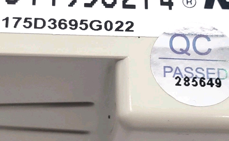 OEM Replacement for GE Washer Main Control Board 175D3695G022