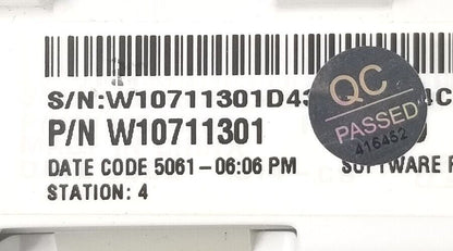 OEM Replacement for Whirlpool Washer Control W10711301