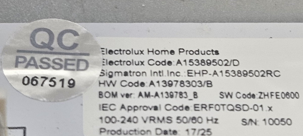 OEM Replacement for Frigidaire Fridge Control A15389502