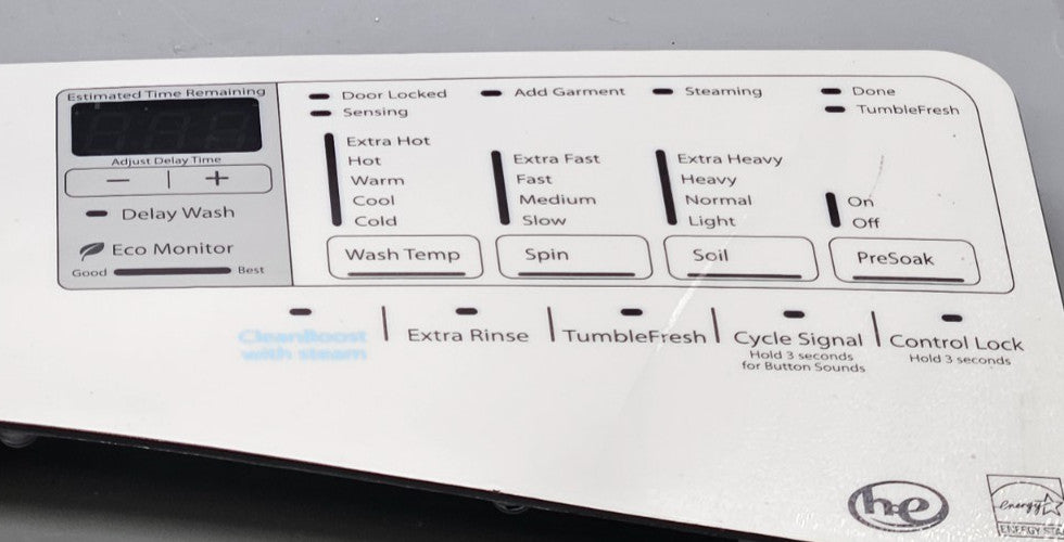 OEM Replacement for Whirlpool Washer Control Panel W10560708