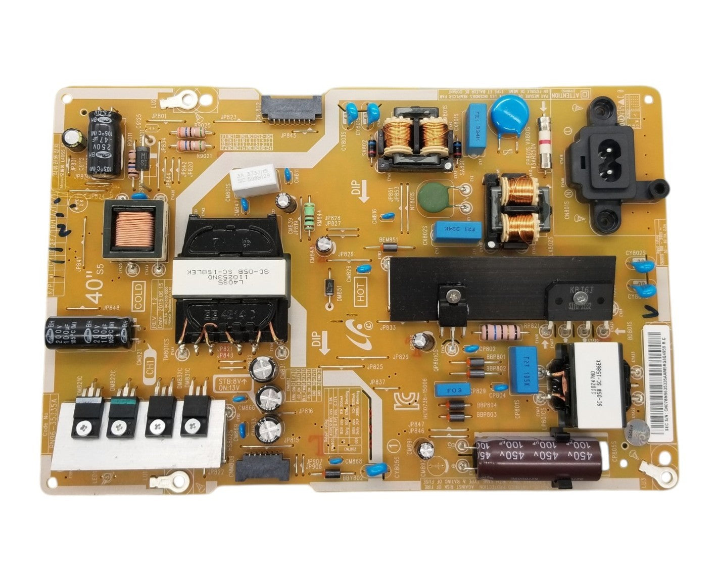 New OEM Replacement for Samsung Control Board BN96-35335A 1-Yr