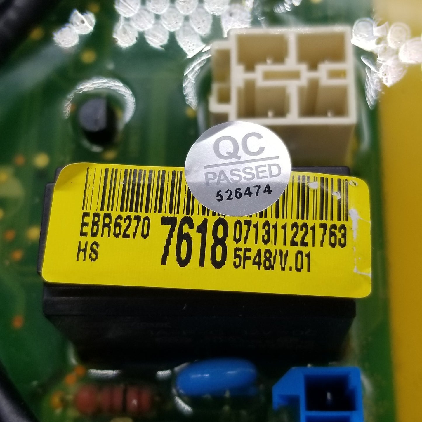 Replacement for LG Washer Control EBR62707618 / EBR68035203