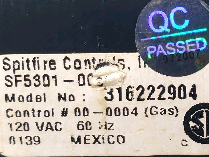 OEM Replacement for Frigidaire Oven Control 316222904
