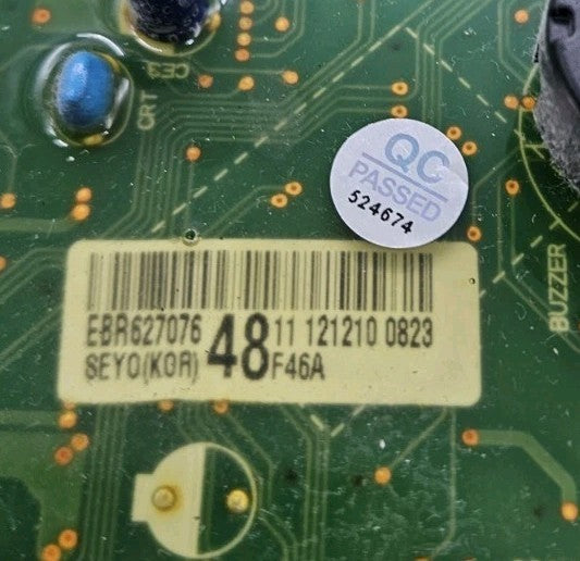 OEM Replacement for LG  Dryer Control Board EBR62707648