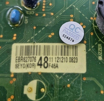 OEM Replacement for LG  Dryer Control Board EBR62707648