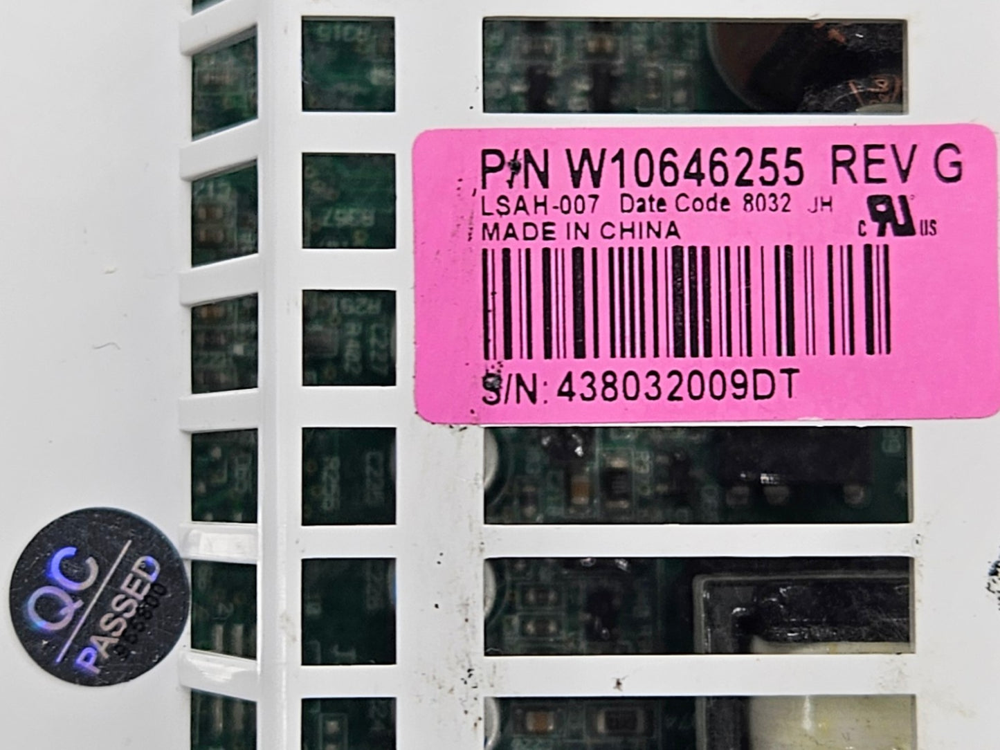 OEM Replacement for Whirlpool Dryer Main Control W10646255