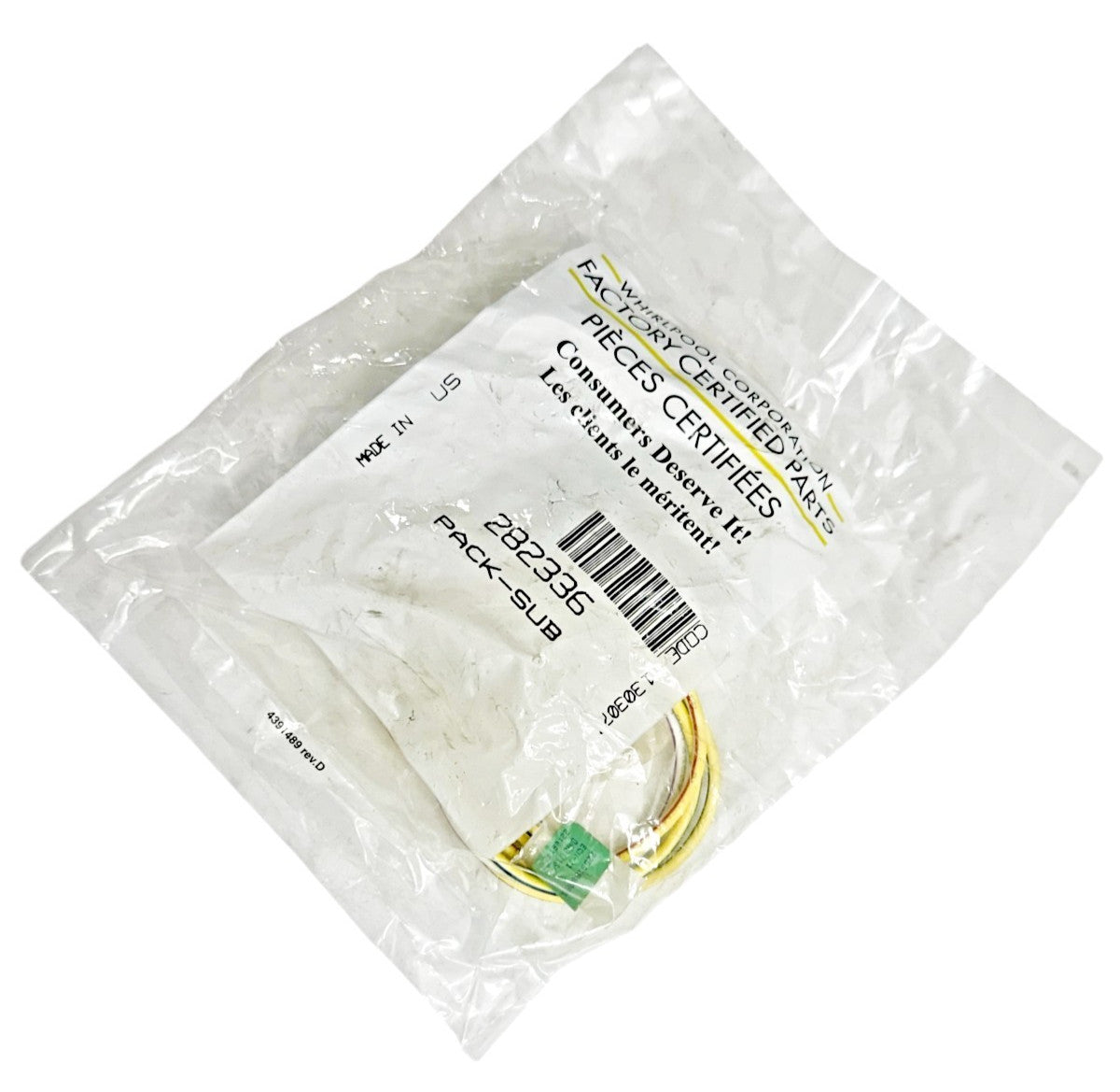 New Replacement for Whirlpool Fridge Pack Sub 282336