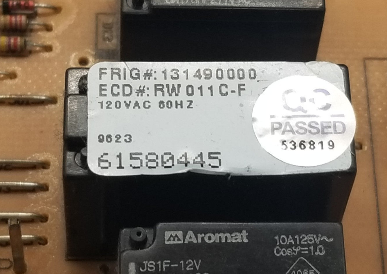 OEM Replacement for Frigidaire Dryer Control 131490000