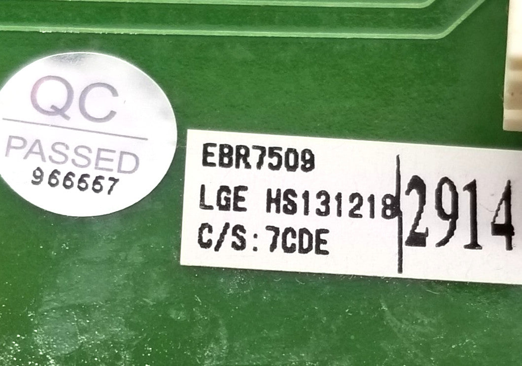 OEM Replacement for LG Washer User Interface  EBR75092914