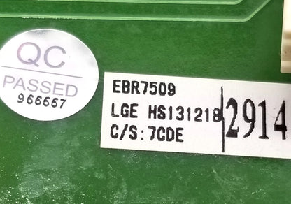 OEM Replacement for LG Washer User Interface  EBR75092914
