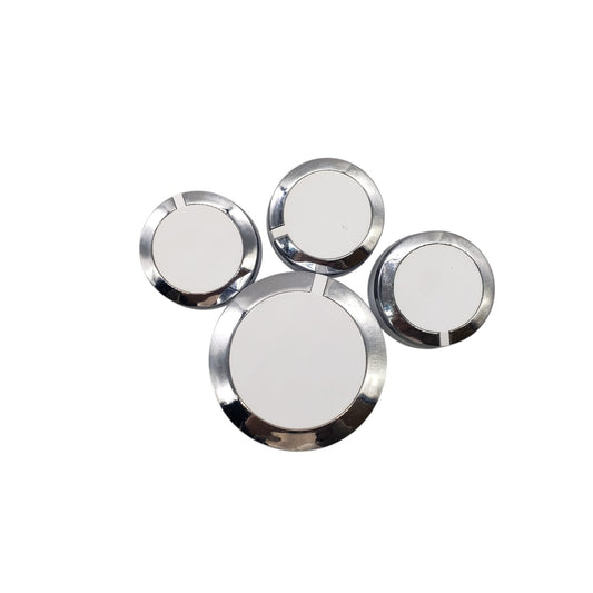 OEM Replacement for GE WASHER CONTROL KNOB (Set Of 4) 290D2111P001 - sticker to inside