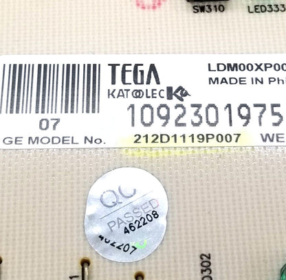 OEM Replacement for GE Dryer Control 212D1119P007