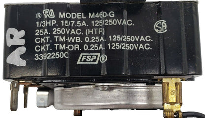 OEM Replacement for Whirlpool Dryer Timer 3392250C