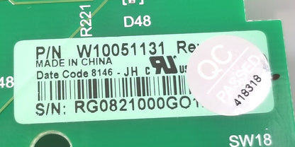 Genuine OEM Replacement for Whirlpool Washer Control W10051131