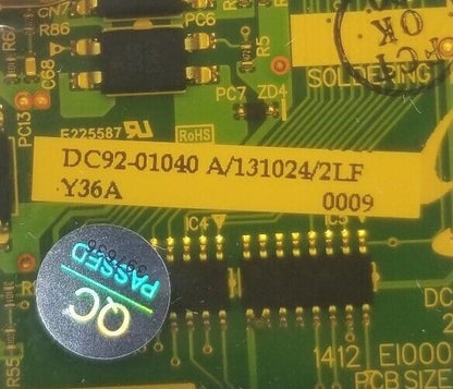 OEM Replacement for Samsung Washer Control DC92-01040A