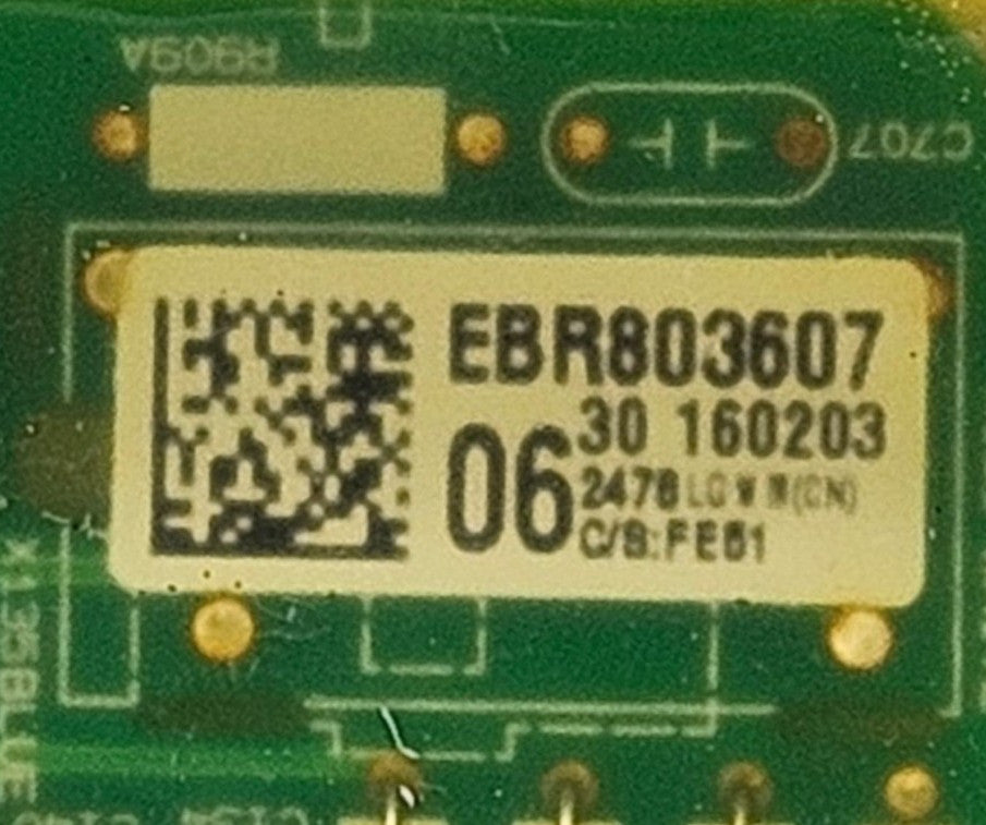 OEM Replacement for LG Washer Control Board EBR80360706