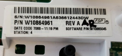 OEM Replacement for Whirlpool Washer Control Board W10864961
