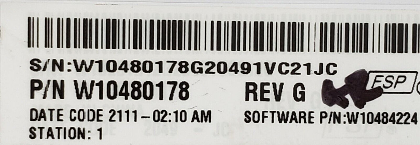 OEM Replacement for Maytag Washer Control W10480178