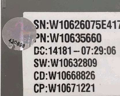 OEM Replacement for Whirlpool Washer Control W10635660