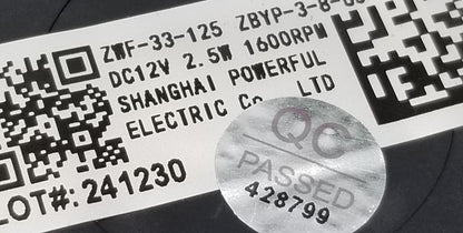 New OEM Replacement for Midea zer DC Fan 11002015013111