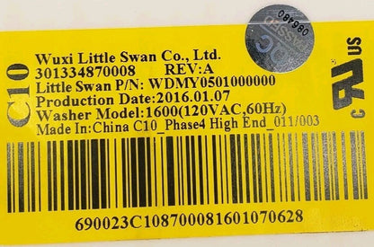 OEM Replacement for GE Washer Control Board 301334870008