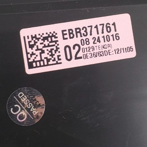 New Genuine OEM Replacement for LG Washer Control Panel EBR37176102