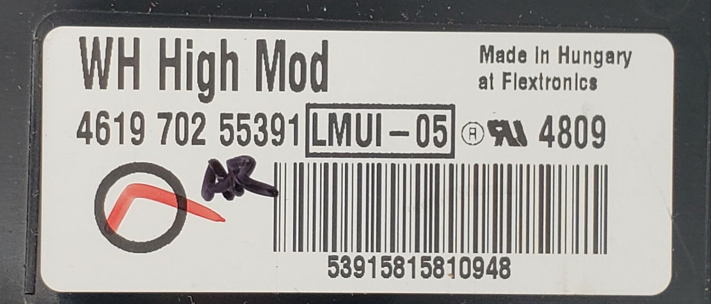OEM Replacement for Whirlpool Washer Control Board 461970255391