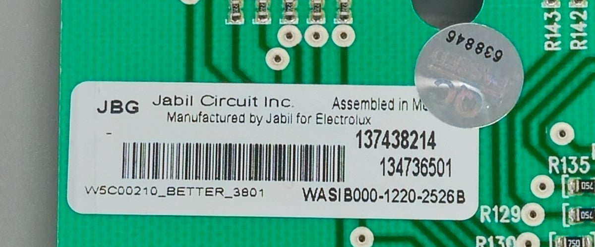OEM Replacement for Frigidaire Washer Control Board 137438214