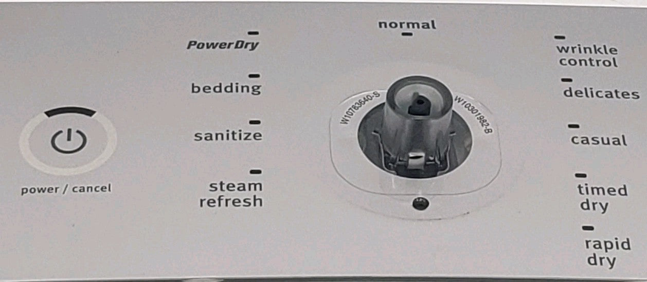 OEM Replacement for Maytag Dryer Control Panel W10825122    -