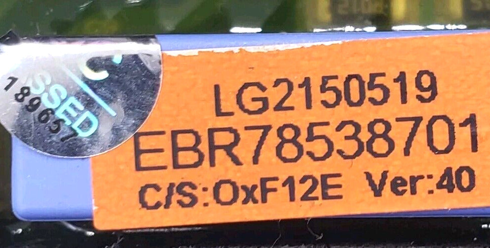 OEM Replacement for LG Washer Control EBR78538701  EBR78538801   ~  ~