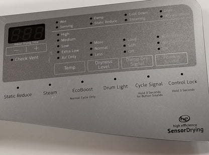 OEM Replacement for Whirlpool Dryer Control Panel  W10825132