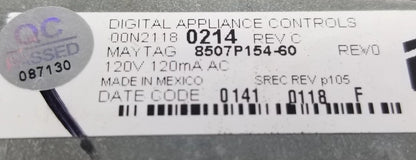 OEM Replacement for Maytag Range Control  8507P154-60