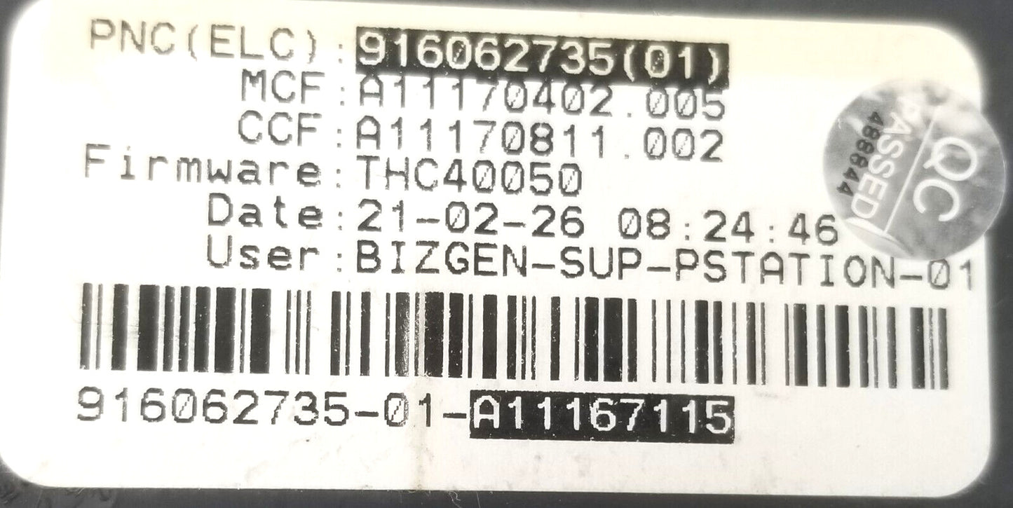 Genuine OEM Replacement for Frigidaire Dryer Control A11167115