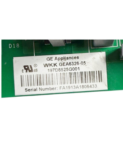 OEM Replacement for GE Fridge Control Board 197D8525G001