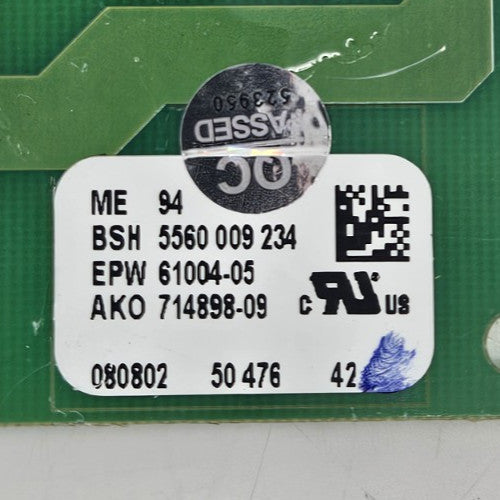 OEM Replacement for Bosch Washer Control Board 5560009234