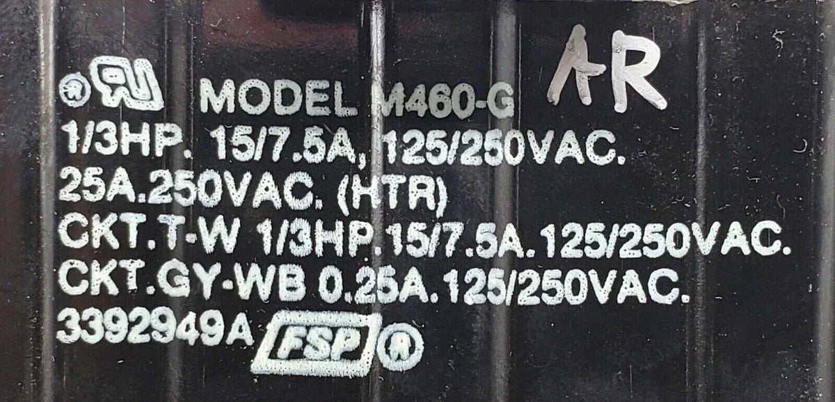 OEM Replacement for Whirlpool Dryer Timer 3392949A 3392949