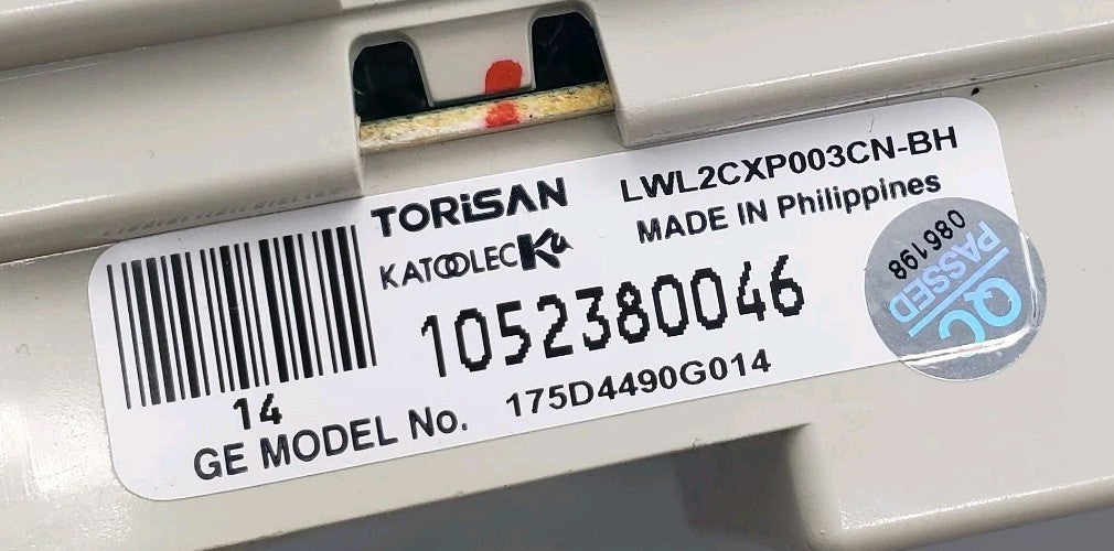 OEM Replacement for GE Washer Control Board 175D4490G014