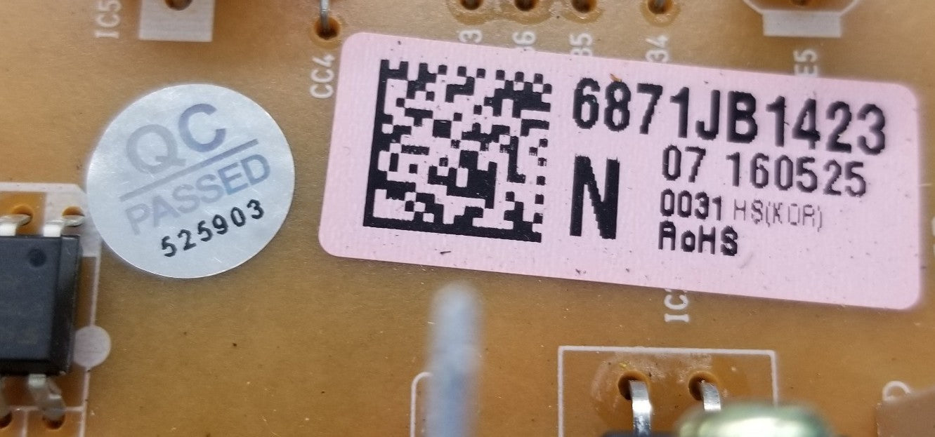 OEM Replacement for Kenmore Fridge Control 6871JB1423N