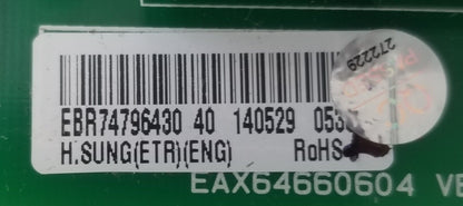 Genuine OEM Replacement for LG Refrigerator Control EBR74796430