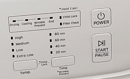 OEM Replacement for Samsung Dryer Control Panel DC92-01736A